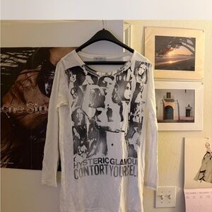 Hysteric Glamour Graphic Long Sleeve Tee